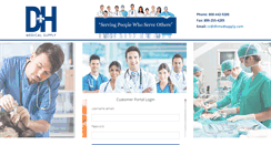 Desktop Screenshot of dhmedsupply.com